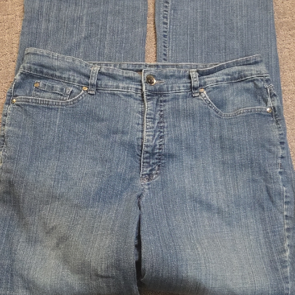 Nine West Women's Straight Leg Blue Jeans
